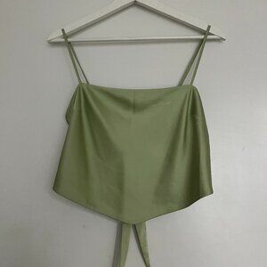Sunday Best Tie Top - Green Size M